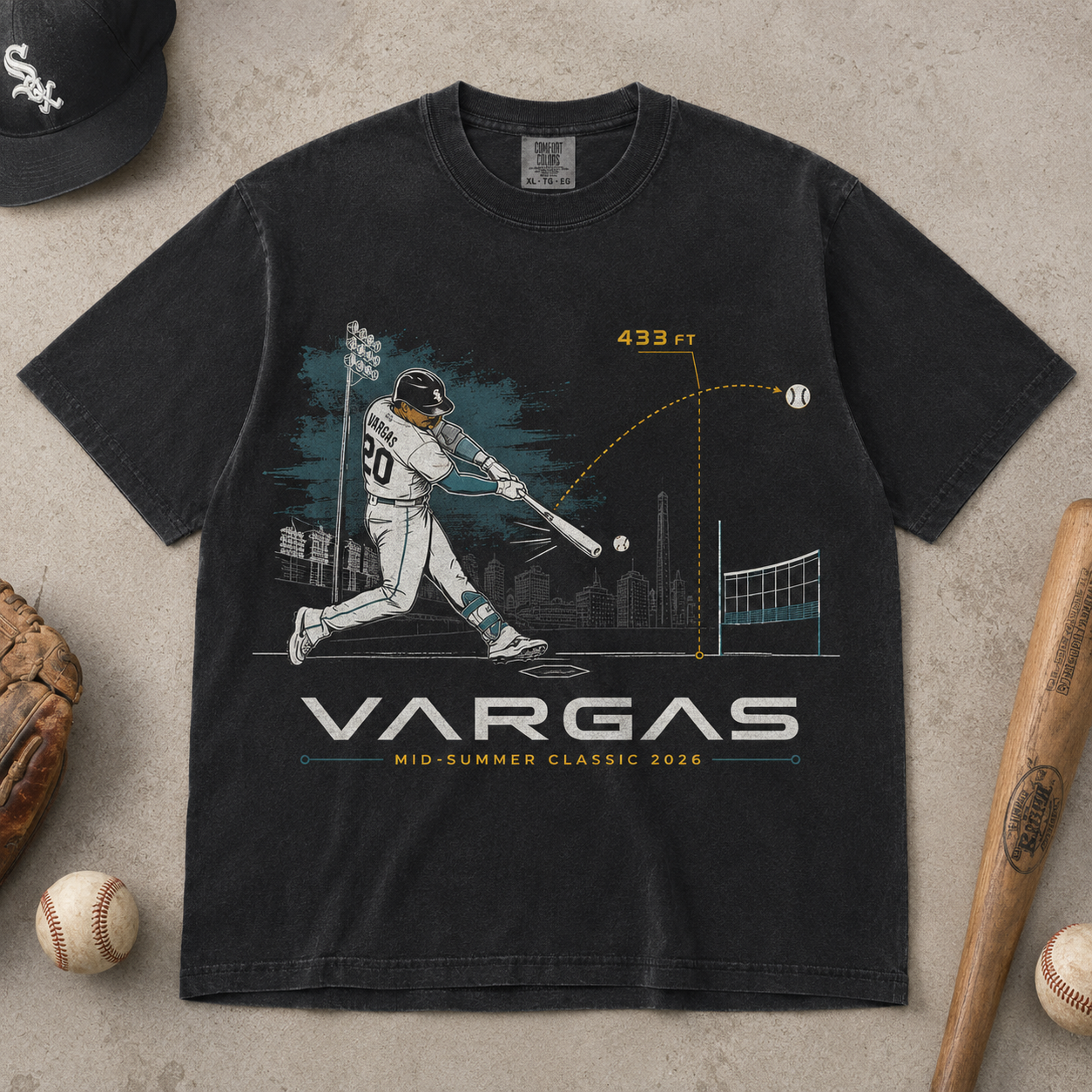Miguel Vargas Mid-Summer Classic 2026 T-Shirt | Vintage Home Run Tee