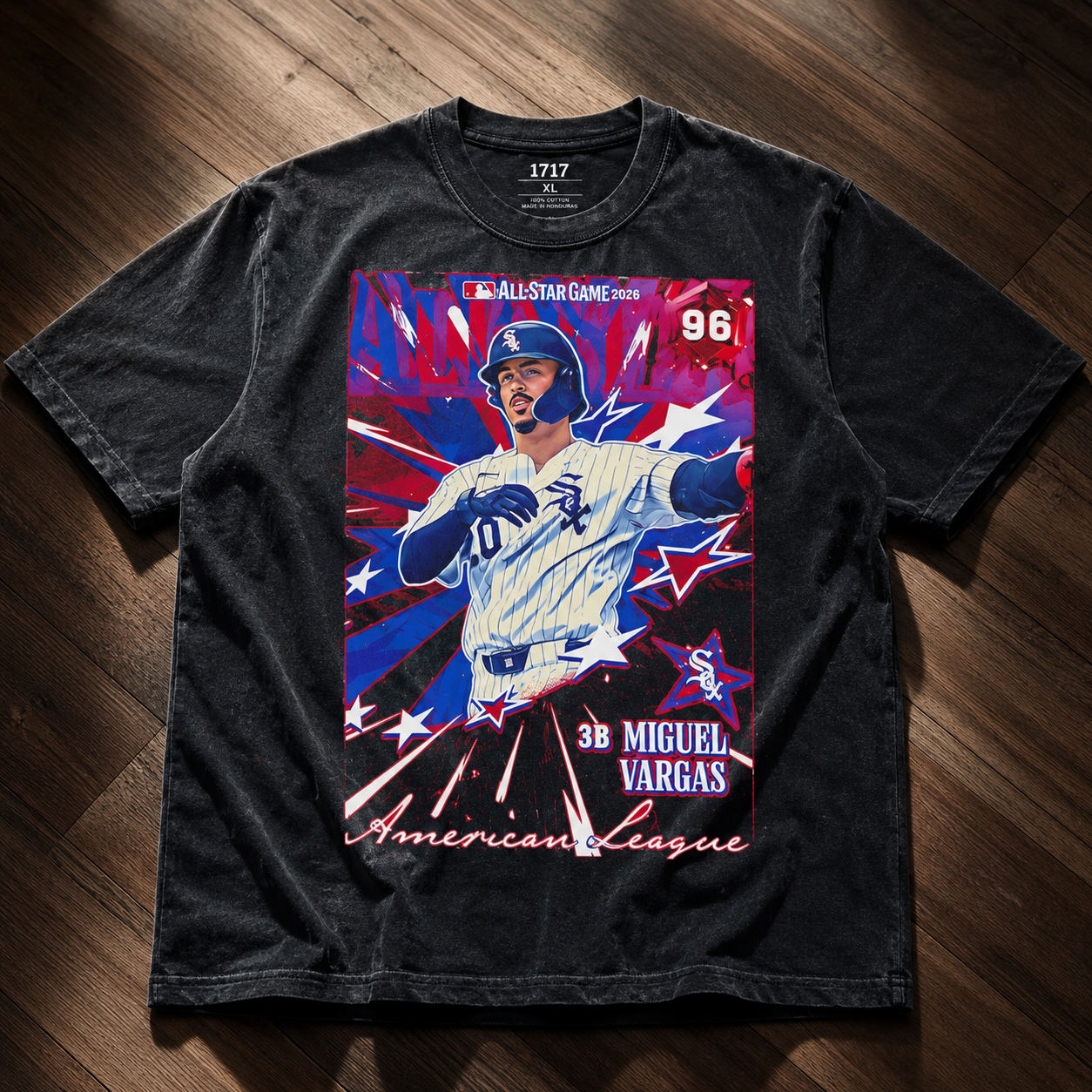 Miguel Vargas All-Star 2026 Baseball Card Graphic T-Shirt