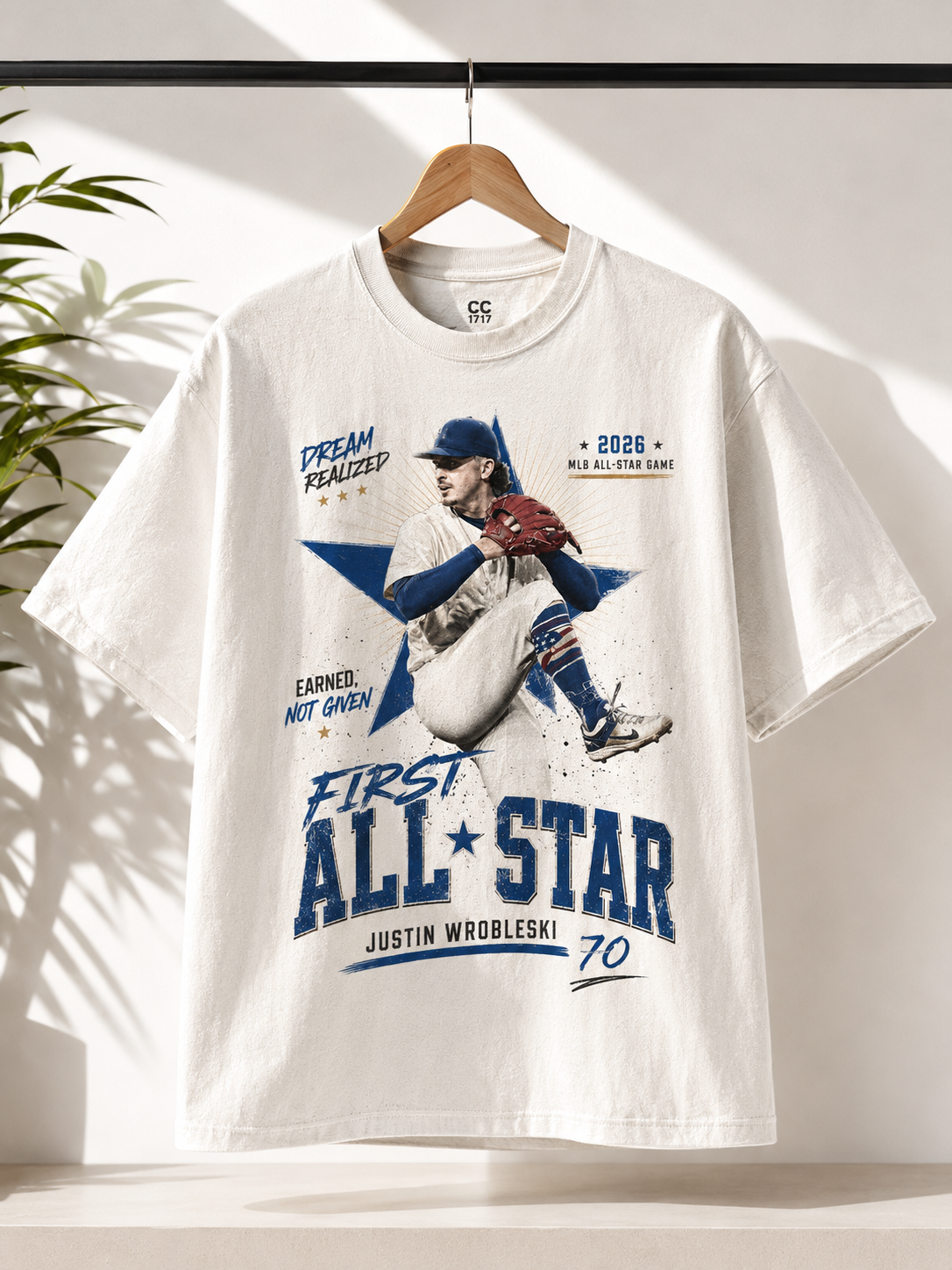 Justin Wrobleski 2026 All-Star Game T-Shirt | 'The Shark' Graphic Tee