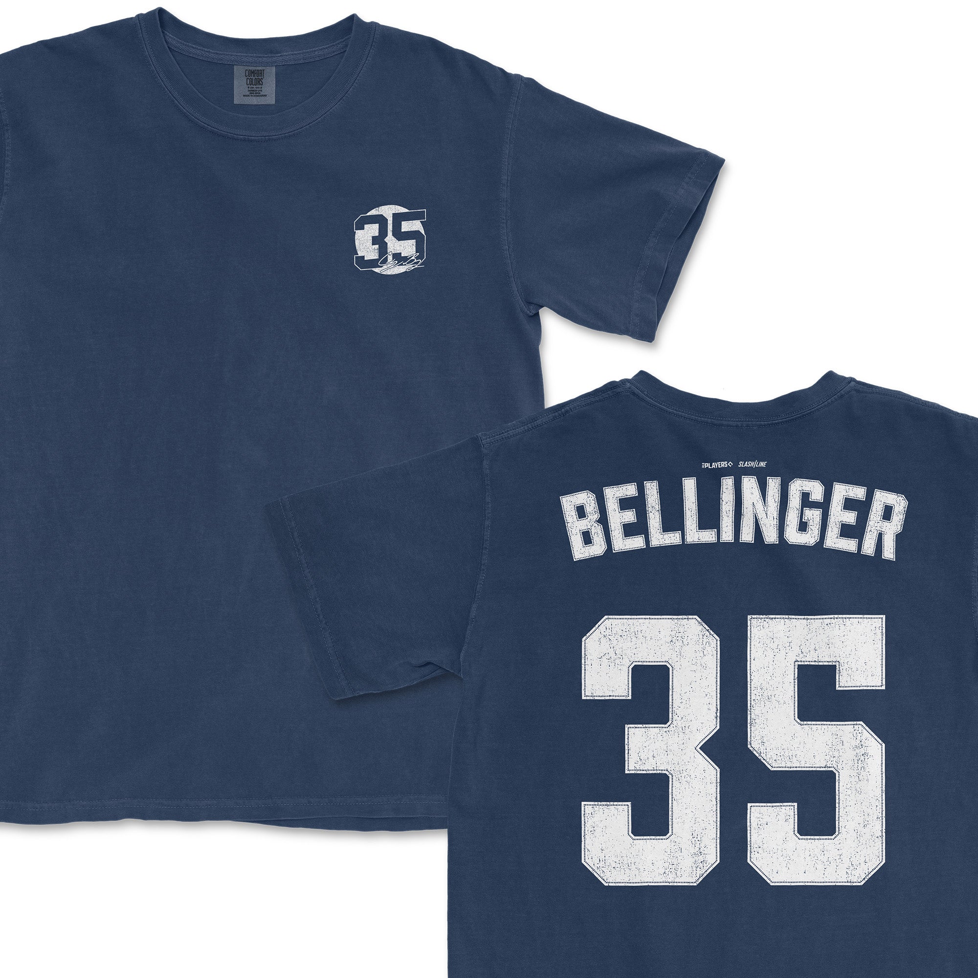 Cody Bellinger 35 Vintage T-Shirt | Distressed Baseball Fan Graphic Tee