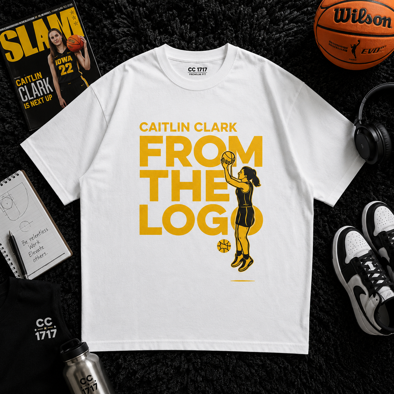 Caitlin Clark No. 22 From The Logo Graphic T-Shirt