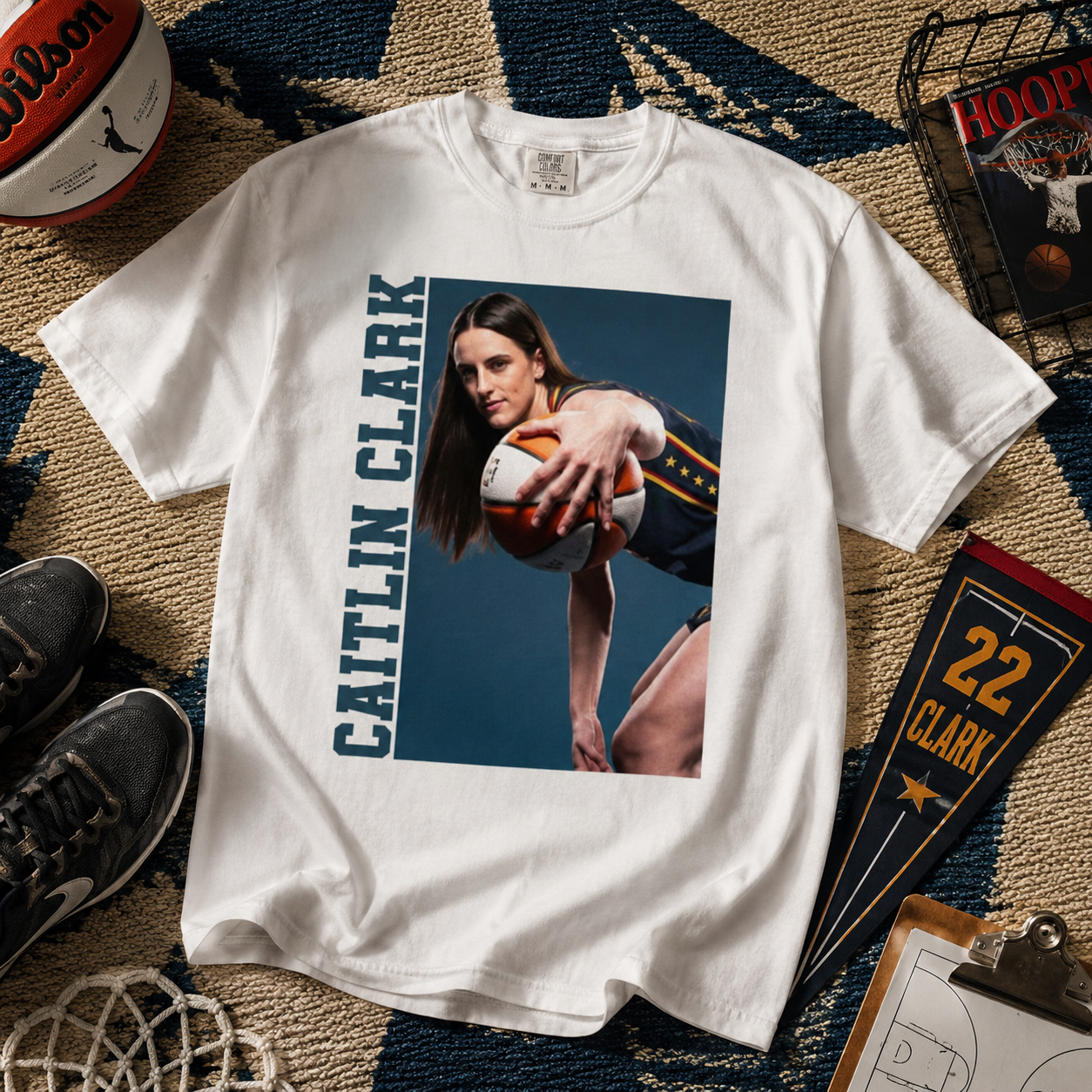 Caitlin Clark Graphic Tee | #22 Indiana Fever Basketball T-Shirt