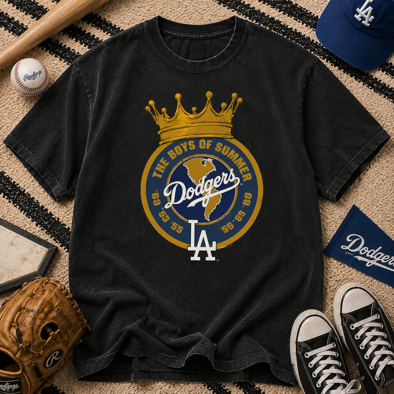 Vintage Los Angeles Dodgers Boys of Summer Graphic T-Shirt