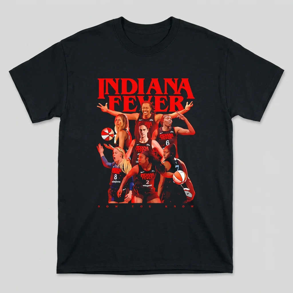 Indiana Fever T-Shirt Now You Know Women's Basketball Fan Apparel Game Day Graphic Tee