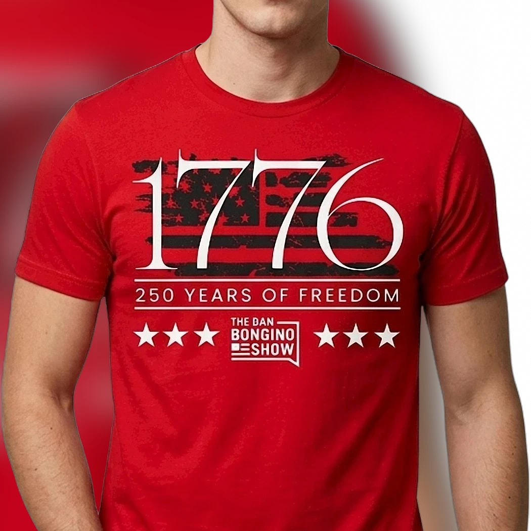Years of Freedom The Dan Bongino Show Tee Patriotic American Flag T-Shirt