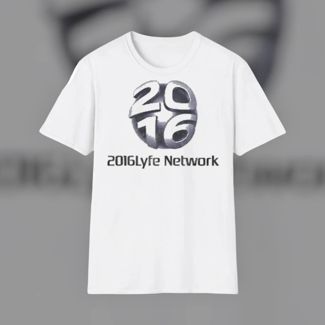 Network Graphic Tee 3D Metallic Logo Retro Y2K Streetwear Shirt