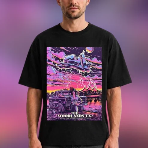 The Woodlands TX Tee Vintage Concert Band Graphic T-Shirt