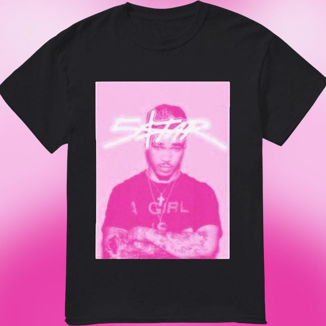 5STAR Niontey Henson Graphic Tee Pink Aesthetic Streetwear T-Shirt Unisex Casual Gift