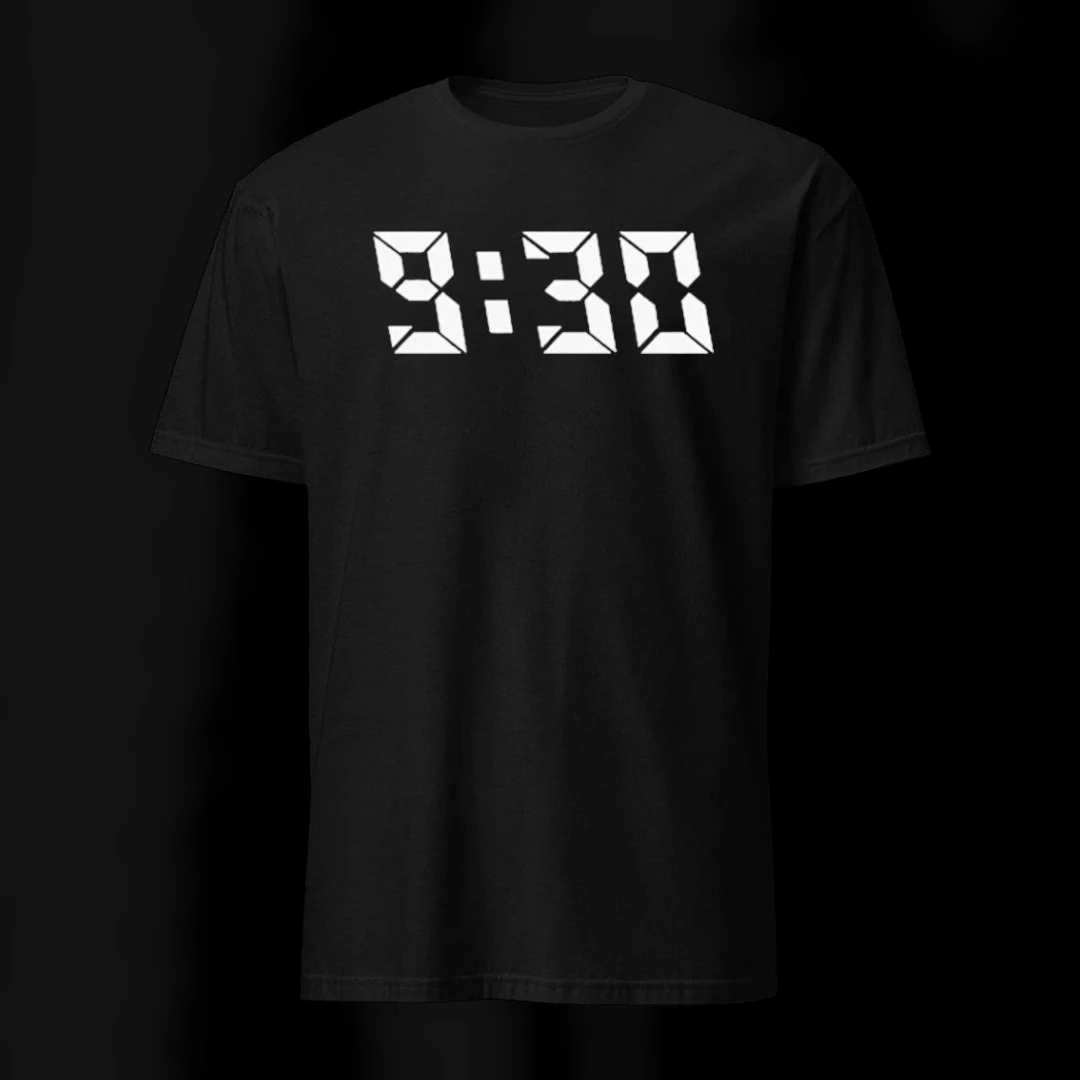 9:30 Market Open Day Trader Tee Retro Digital Clock Opening Bell Shirt
