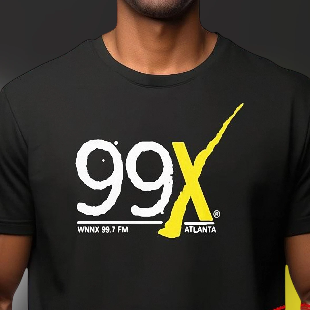 99X Atlanta WNNX Radio Retro Tee Vintage 90s Alt Rock Music Fan Throwback Shirt