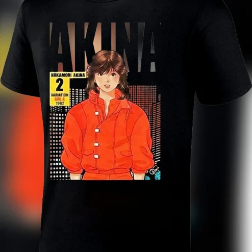 Akina Nakamori Variation 1982 Girl A Tee Vintage Japanese City Pop Idol Fan Shirt