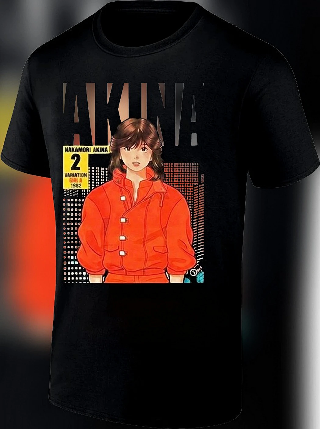 Akina Nakamori Variation 1982 Girl A Tee Vintage Japanese City Pop Idol Fan Shirt