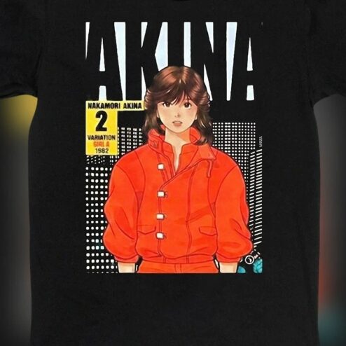 Akina Nakamori Variation Girl A 1982 Retro Anime Tee, Vintage 80s Japanese City Pop Idol Music Graphic Shirt