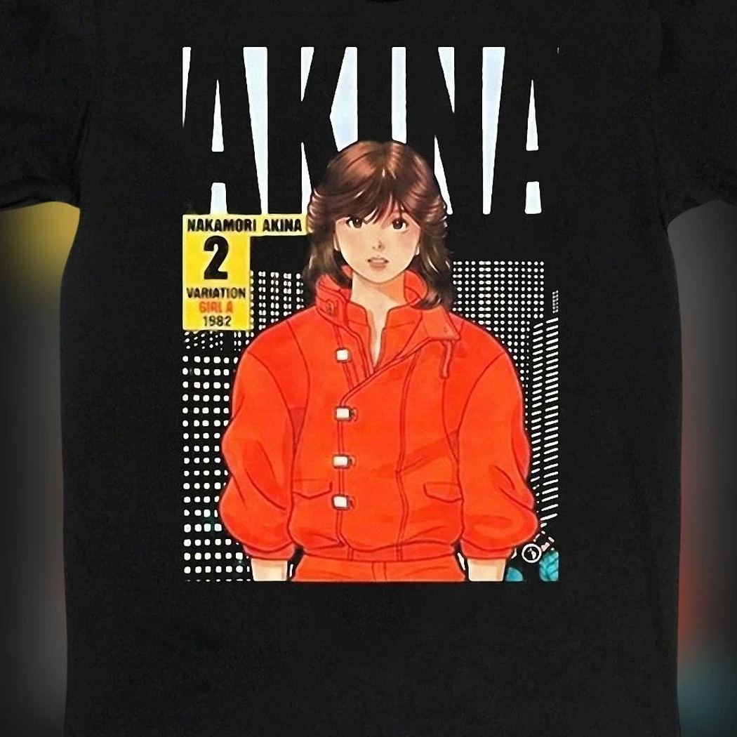 Akina Nakamori Variation Girl A 1982 Retro Anime Tee, Vintage 80s Japanese City Pop Idol Music Graphic Shirt