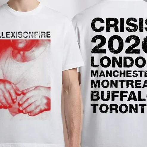 Alexisonfire Crisis 2026 Tour Tee 20th Anniversary Concert Band Merch Shirt Buffalo Toronto London