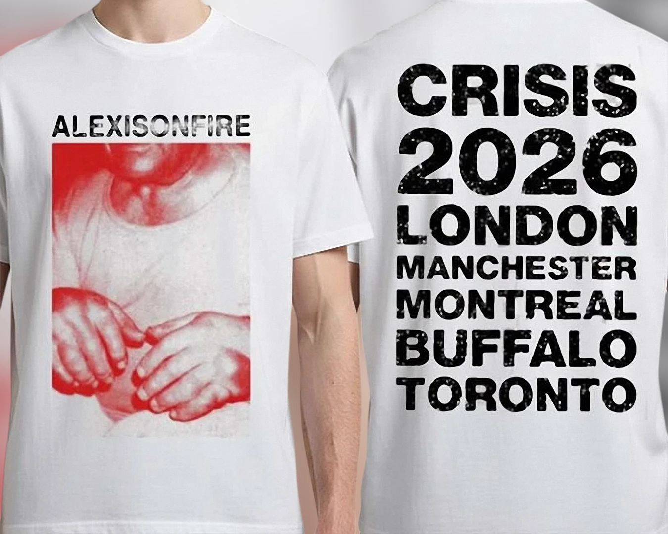 Alexisonfire Crisis 2026 Tour Tee 20th Anniversary Concert Band Merch Shirt Buffalo Toronto London