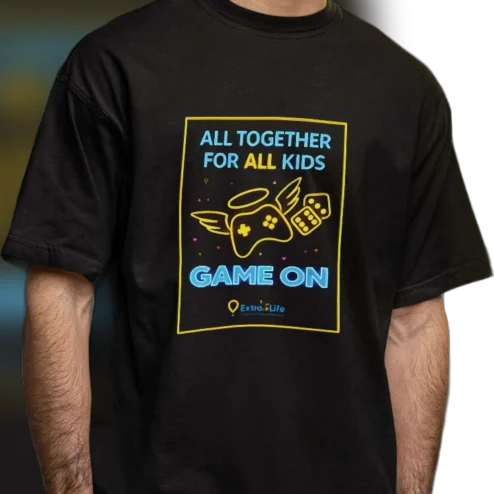 All Together For All Kids Game On Tee, Video Game Controller Graphic Shirt for Gamers