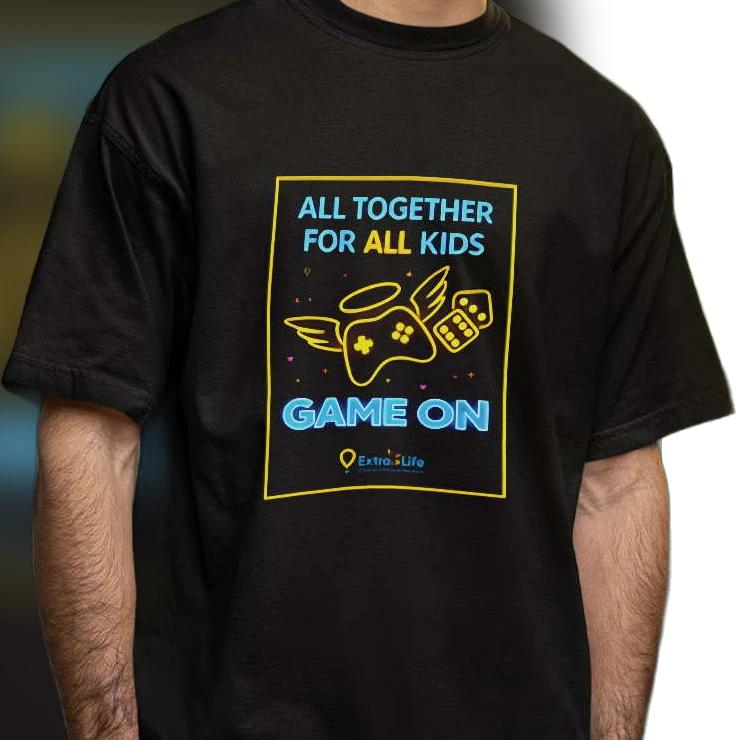All Together For All Kids Game On Tee, Video Game Controller Graphic Shirt for Gamers
