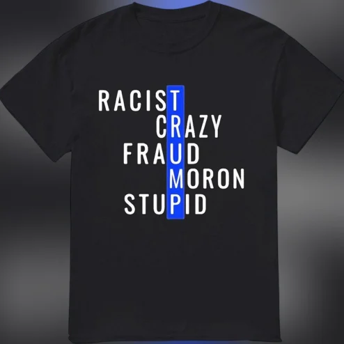 Anti Trump Protest Slogan Tee Funny Political Satire Graphic T-Shirt