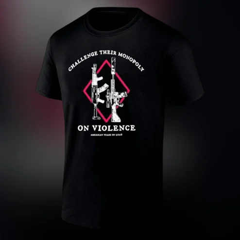 Anti-Violence Statement Tee Civil Liberties Protest Political Activist Graphic Shirt