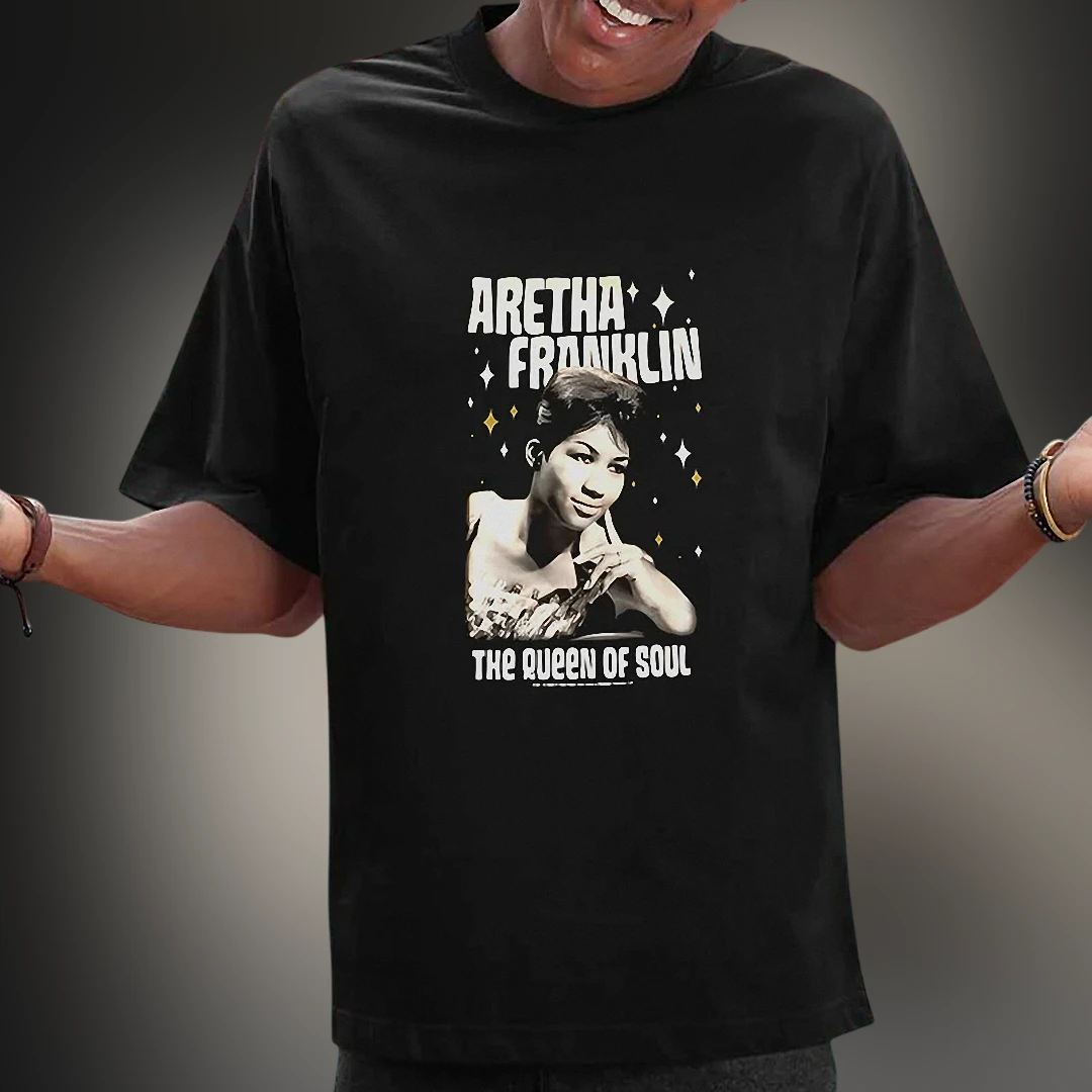 Aretha Franklin Queen of Soul Tee, Vintage Music Legend Graphic T-Shirt Gift