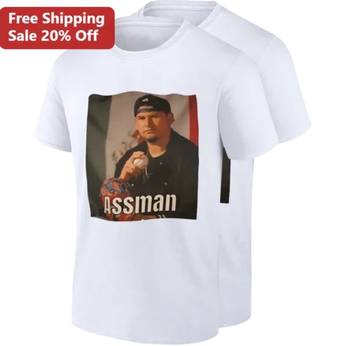 Assman Tee Seinfeld Reference Funny Baseball Slogan Gift for Men Women Unisex