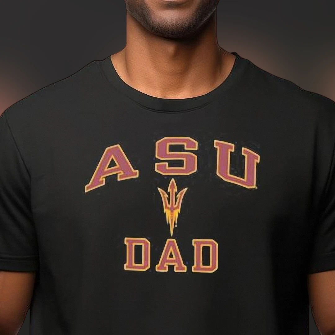 ASU Dad Tee Arizona State Sun Devils Father T-Shirt Gift