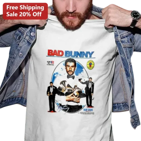 Bad Bunny Acho PR Tee, Acho PR Es Otra Cosa Debi Tirar Mas Fotos Vintage 90s Rap Tee, Gift for Reggaeton Music Fans