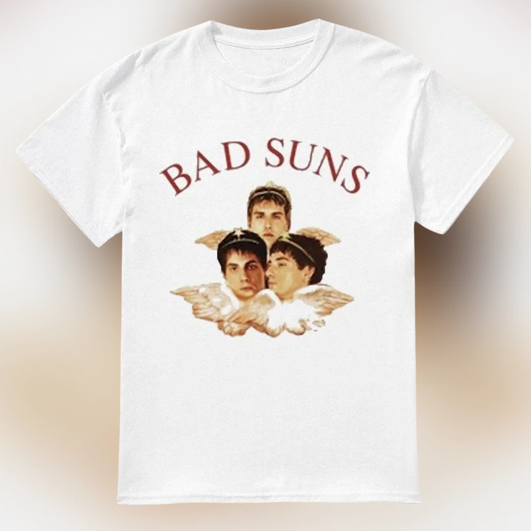 Bad Suns Angels Band Tee, Vintage Indie Rock Graphic Shirt, Cherub Concert Merch Gift for Music Fans