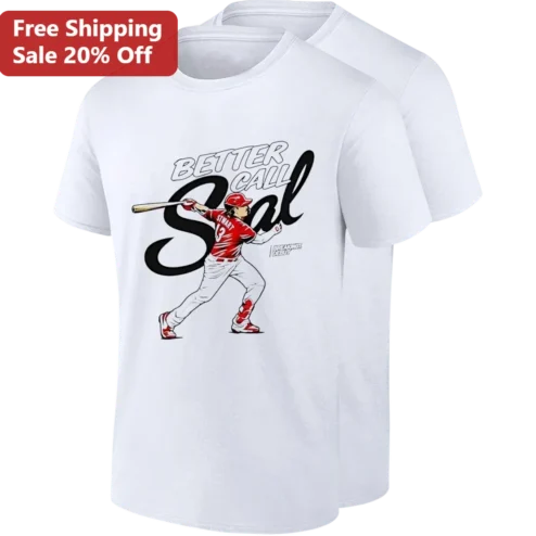 Better Call Sal Tee, Sal Stewart Cincinnati Reds Baseball Graphic Tee, MLB Fan Gift