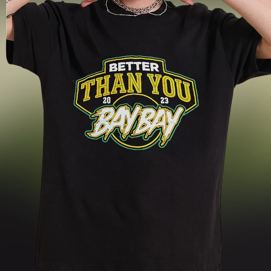 Better Than You Bay Bay Tee, MJF Pro Wrestling Fan Graphic T-Shirt, AEW Wrestling Fan Gift