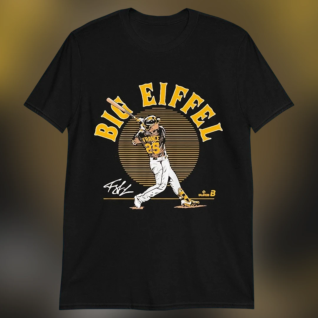 Big Eiffel Tee Ty France Baseball Graphic T-Shirt Gift for Fans