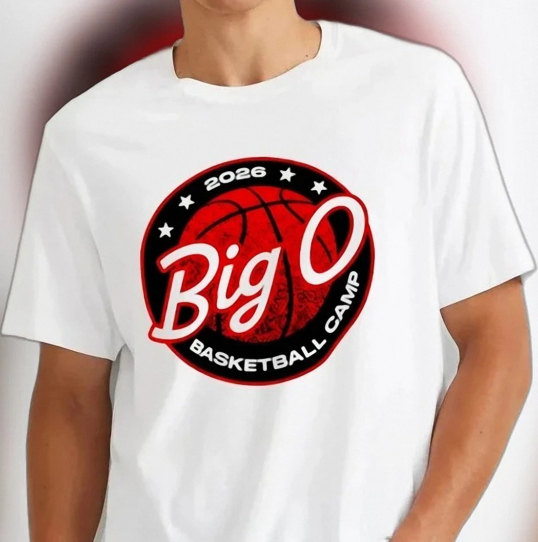 Big O Basketball Camp 2026 Tee, Vintage Athletic Sports Camp Souvenir Graphic T-Shirt