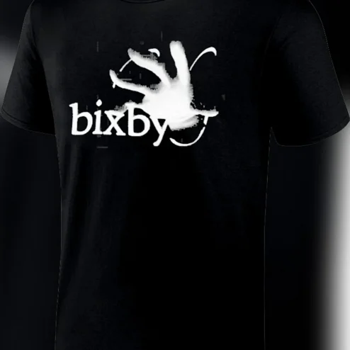 Bixby Hand Logo Graphic Tee, Minimalist Streetwear Style T-Shirt Gift for Fans