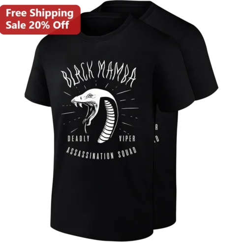 Black Mamba Deadly Viper Assassination Squad Tee Kill Bill Movie Fan Gift