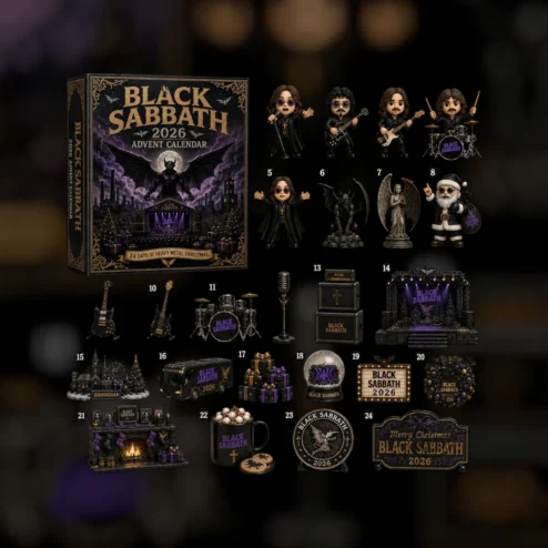 Black Sabbath 2026 Advent Calendar 24 Days Of Heavy Metal Christmas