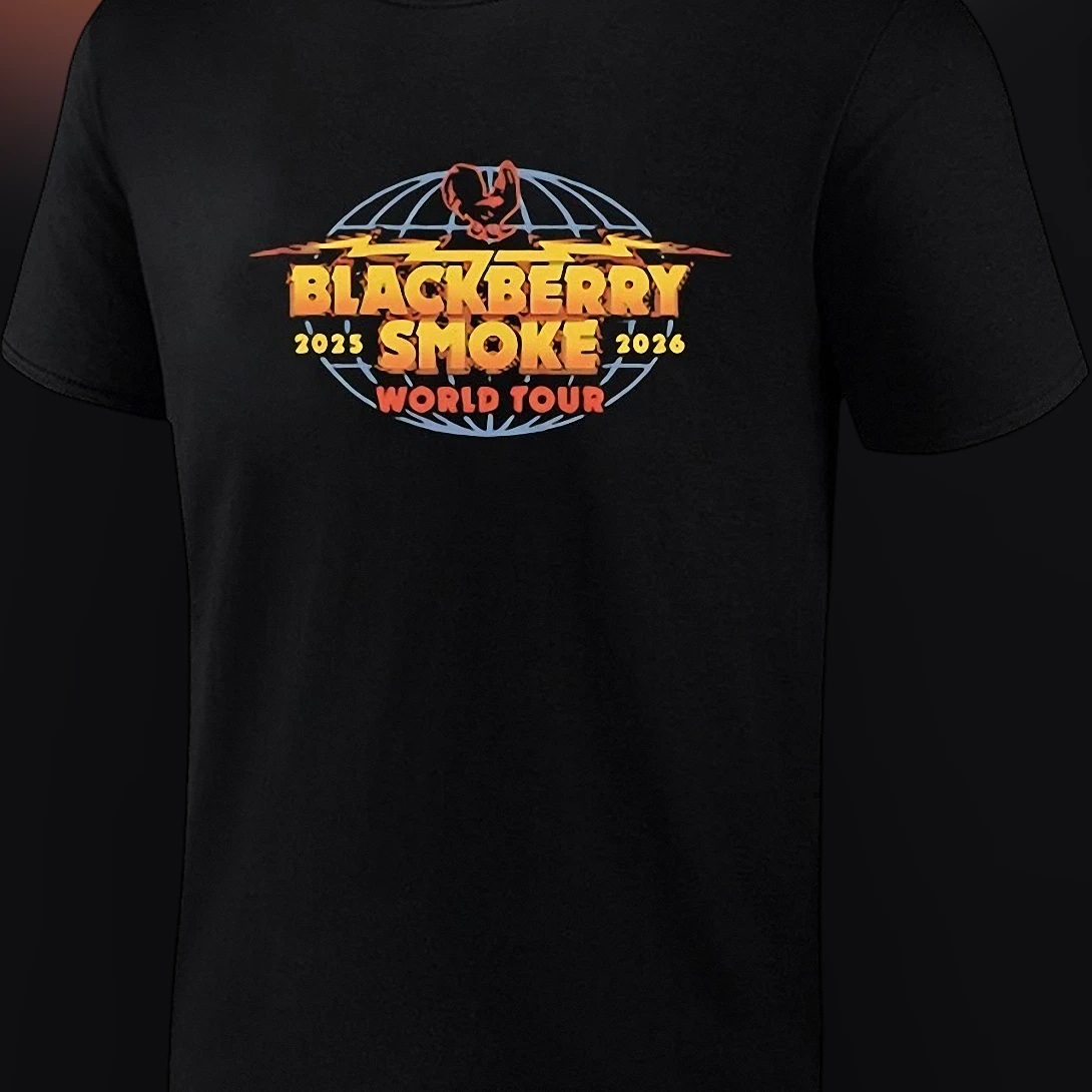 Blackberry Smoke World Tour Tee Vintage Southern Rock Concert Fan T-Shirt
