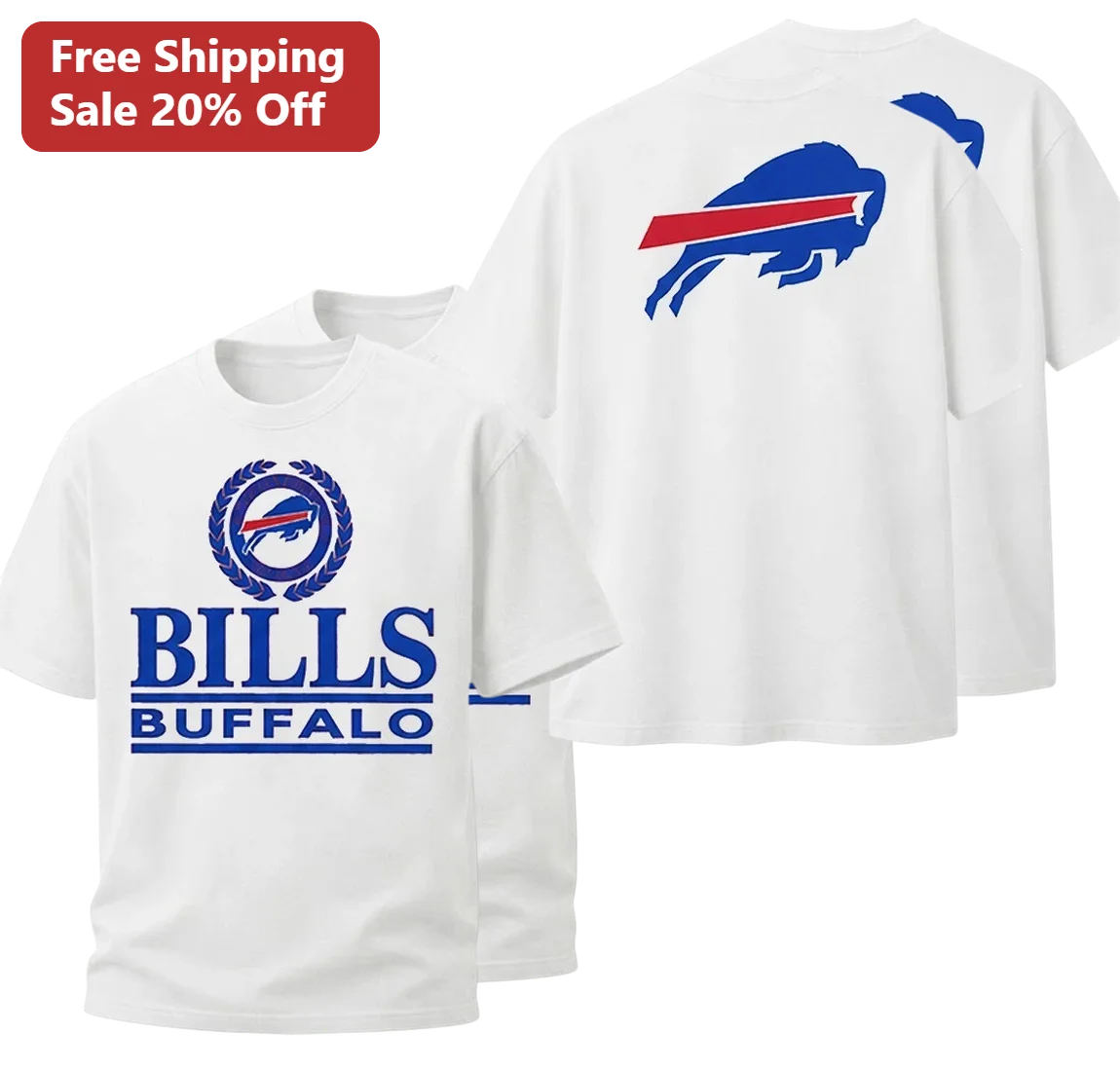 Buffalo Bills Tee, Bills Mafia Football Graphic Tee, NFL Fan Gear Shirt Gift for Men Women
