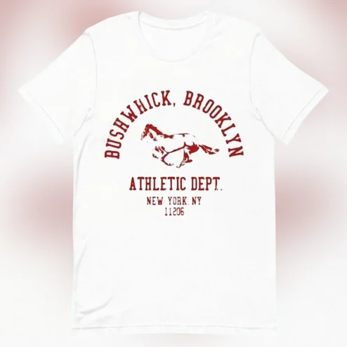 Bushwick Brooklyn Athletic Dept Tee Vintage New York NY Horse Graphic T-Shirt