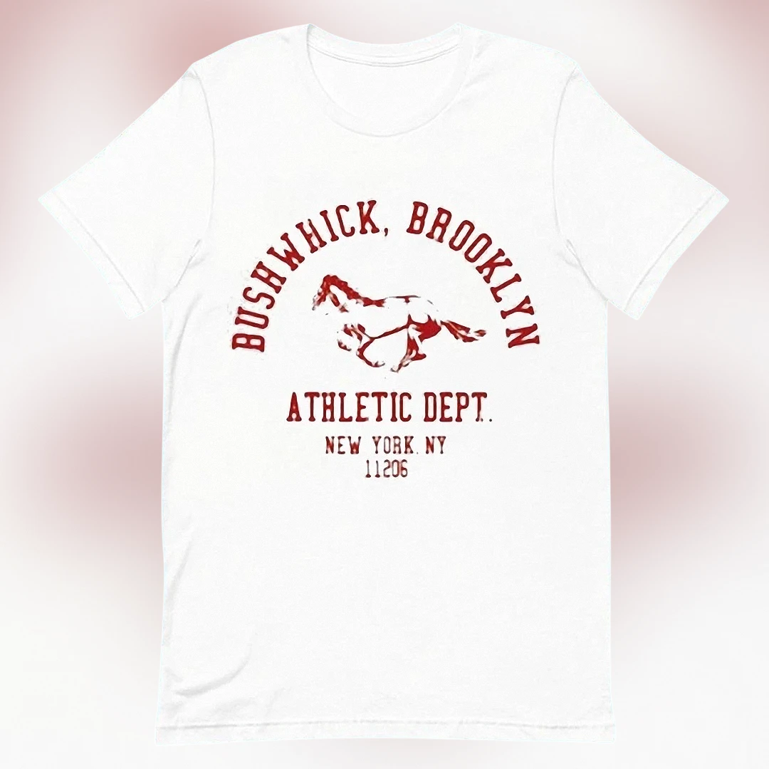 Bushwick Brooklyn Athletic Dept Tee Vintage New York NY Horse Graphic T-Shirt