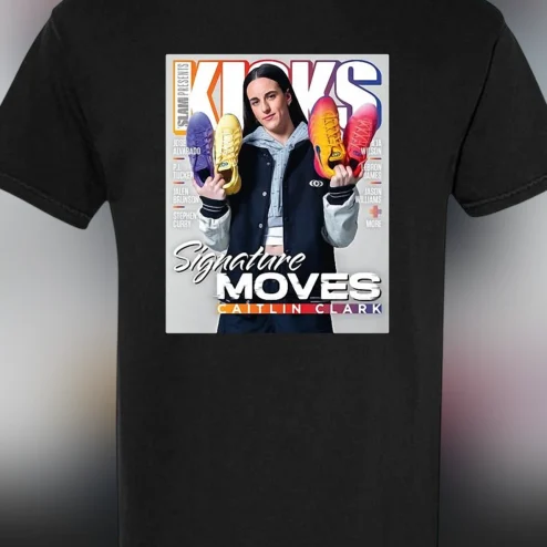 Caitlin Clark SLAM Kicks Signature Moves Magazine Cover Tee, Basketball Fan Shirt