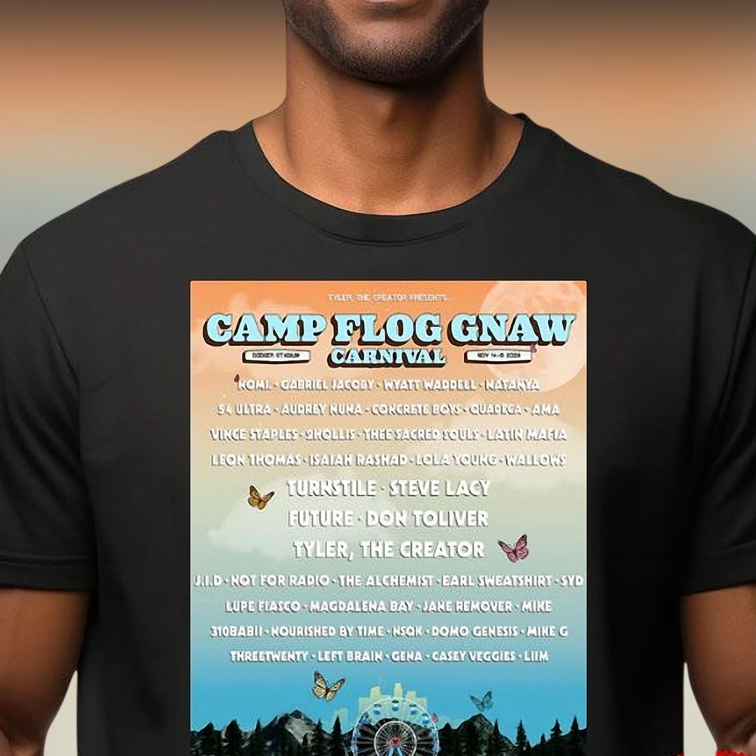 Camp Flog Gnaw Carnival Tee Tyler The Creator Festival Merch Shirt