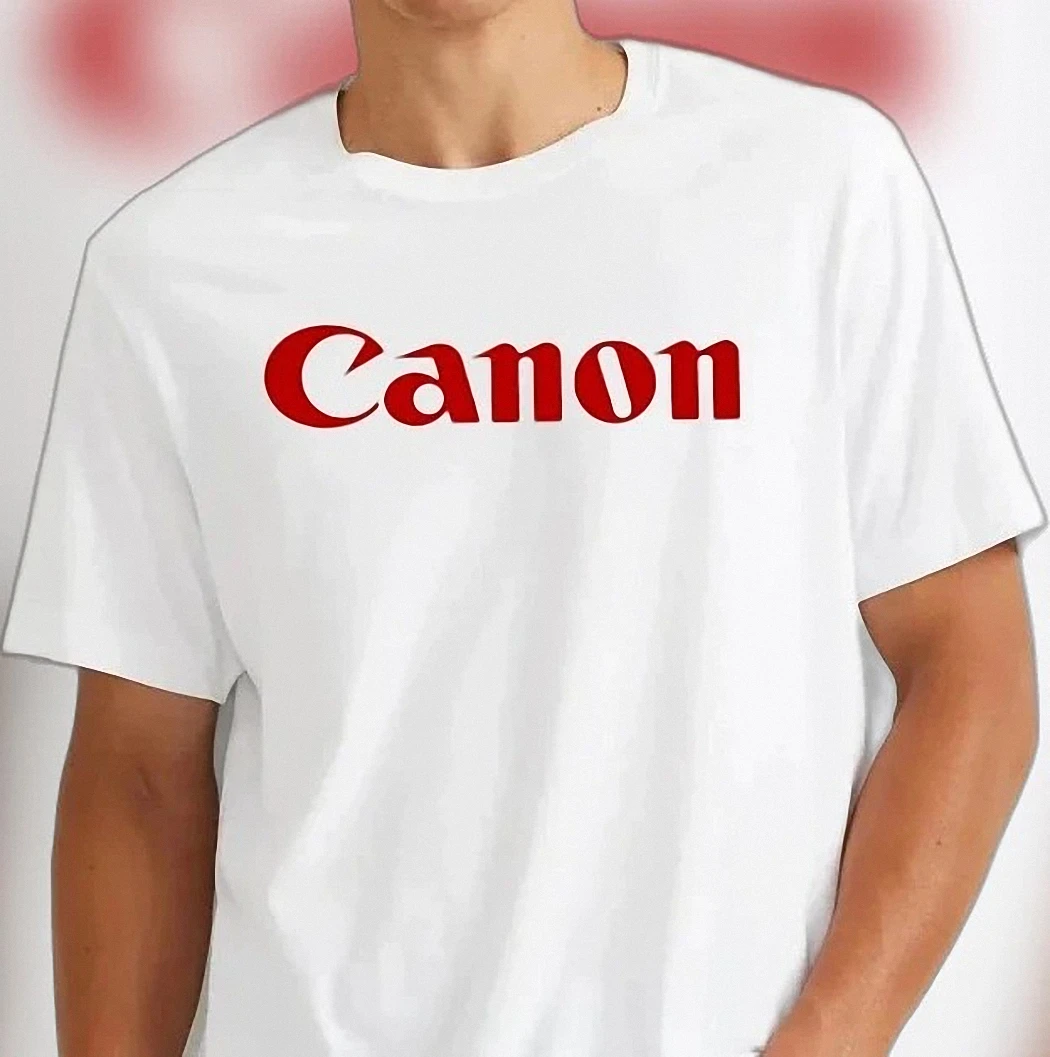 Canon Camera Logo Graphic Tee, Photography Lover Shirt, Gift for Photographers and Creators