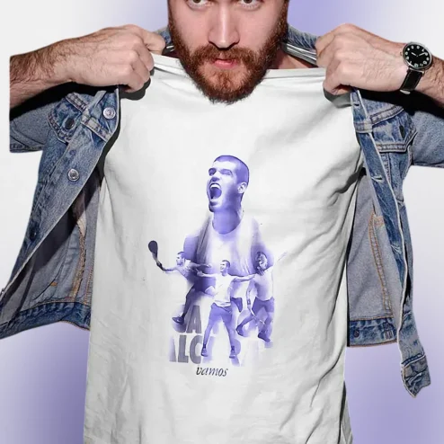 Carlos Alcaraz Vamos Tee, Tennis Champion Graphic T-Shirt, Sports Fan Tribute Gift