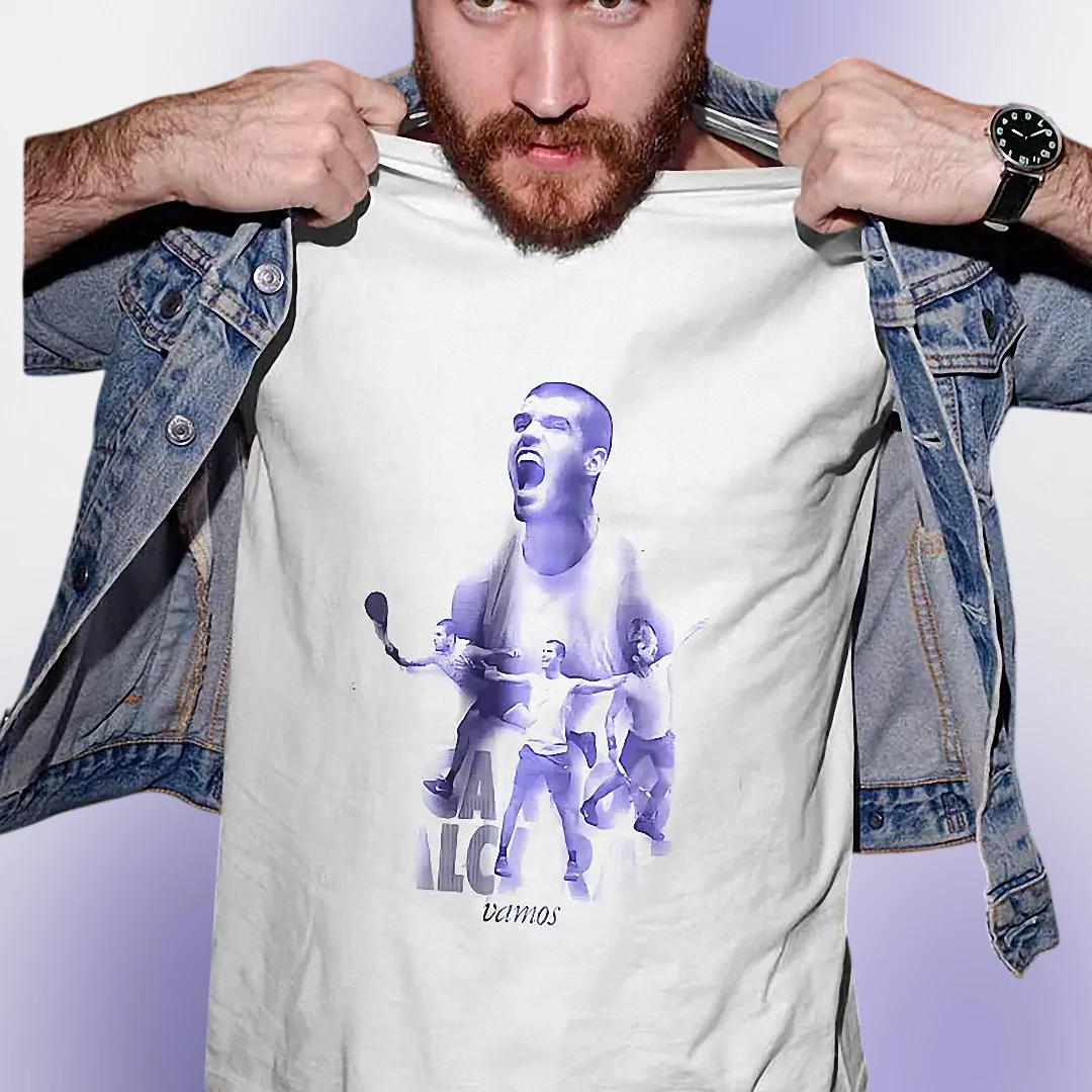 Carlos Alcaraz Vamos Tee, Tennis Champion Graphic T-Shirt, Sports Fan Tribute Gift