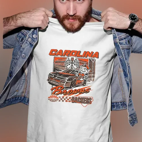 Carolina Browns Backers Tee Retro Football Fan Game Day Tailgate Shirt