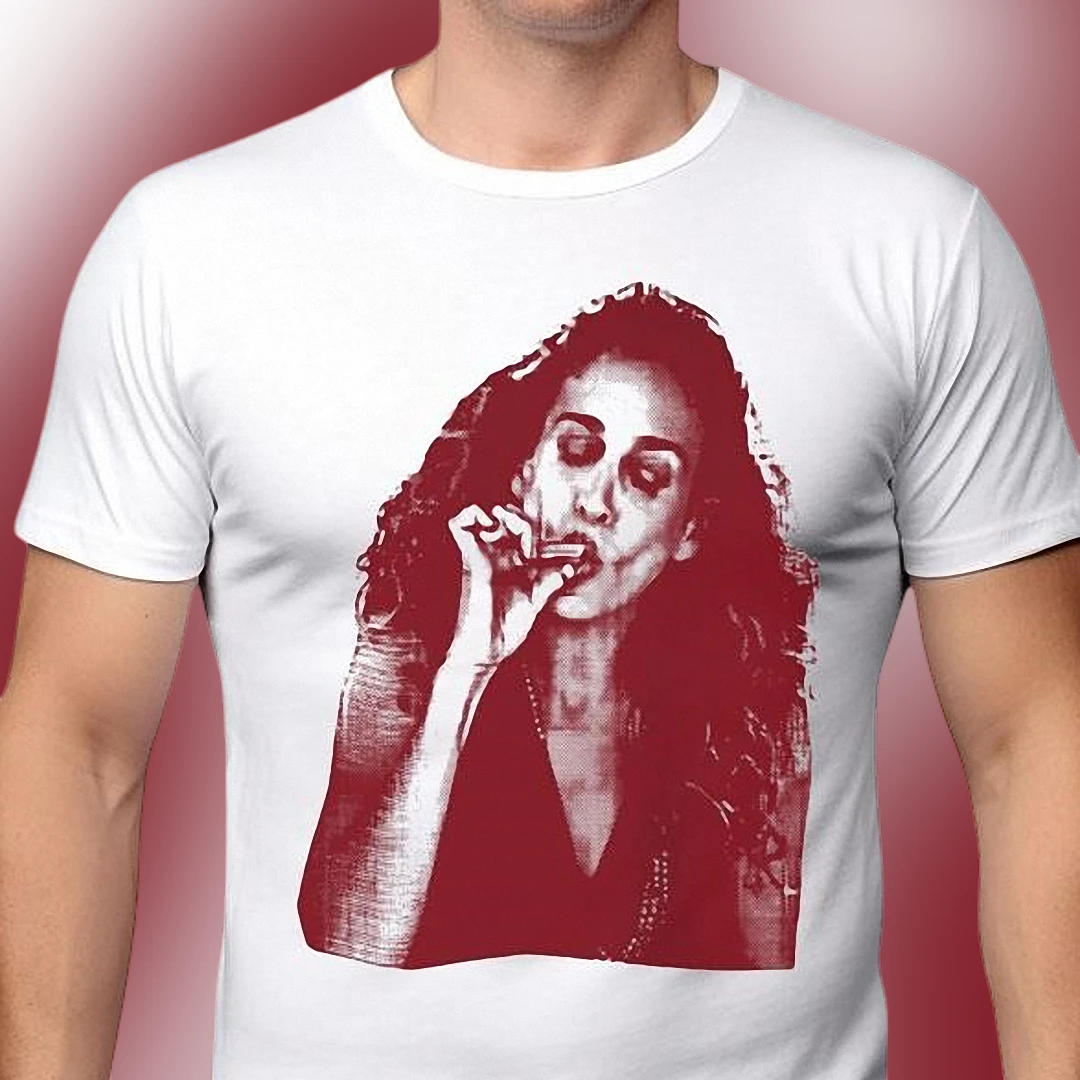 Carrie Bradshaw Tee Sex and the City Vintage Halftone Graphic Shirt, Retro 90s NYC Fashion Fan Gift