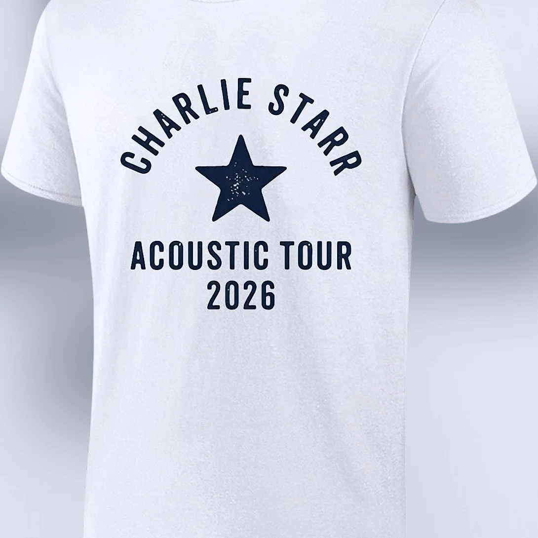 Charlie Starr Acoustic Tour 2026 Tee, Vintage Southern Country Rock Concert Shirt, Music Fan Gift