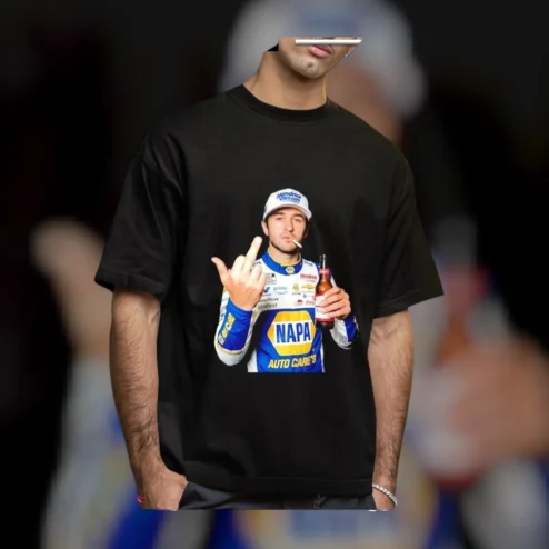 Chase Elliott NAPA Auto Care Racing Tee Funny Middle Finger Motorsports Fan Shirt