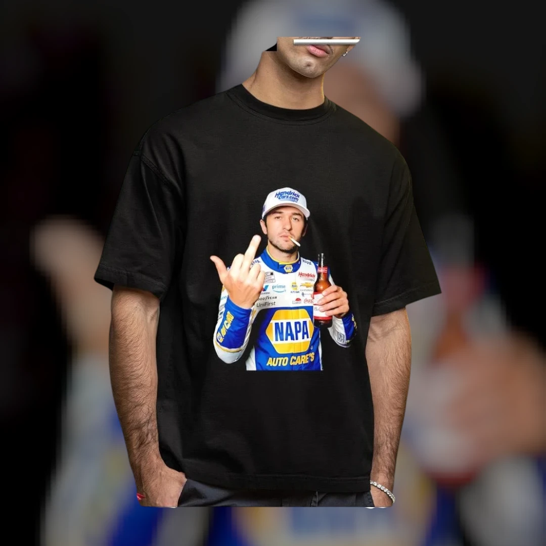 Chase Elliott NAPA Auto Care Racing Tee Funny Middle Finger Motorsports Fan Shirt